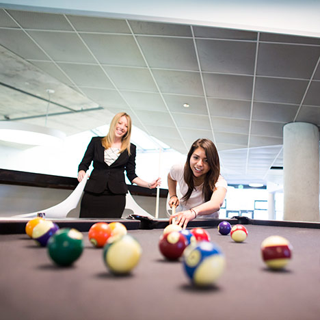 Billiards game. Photo by Elena Zhukova.